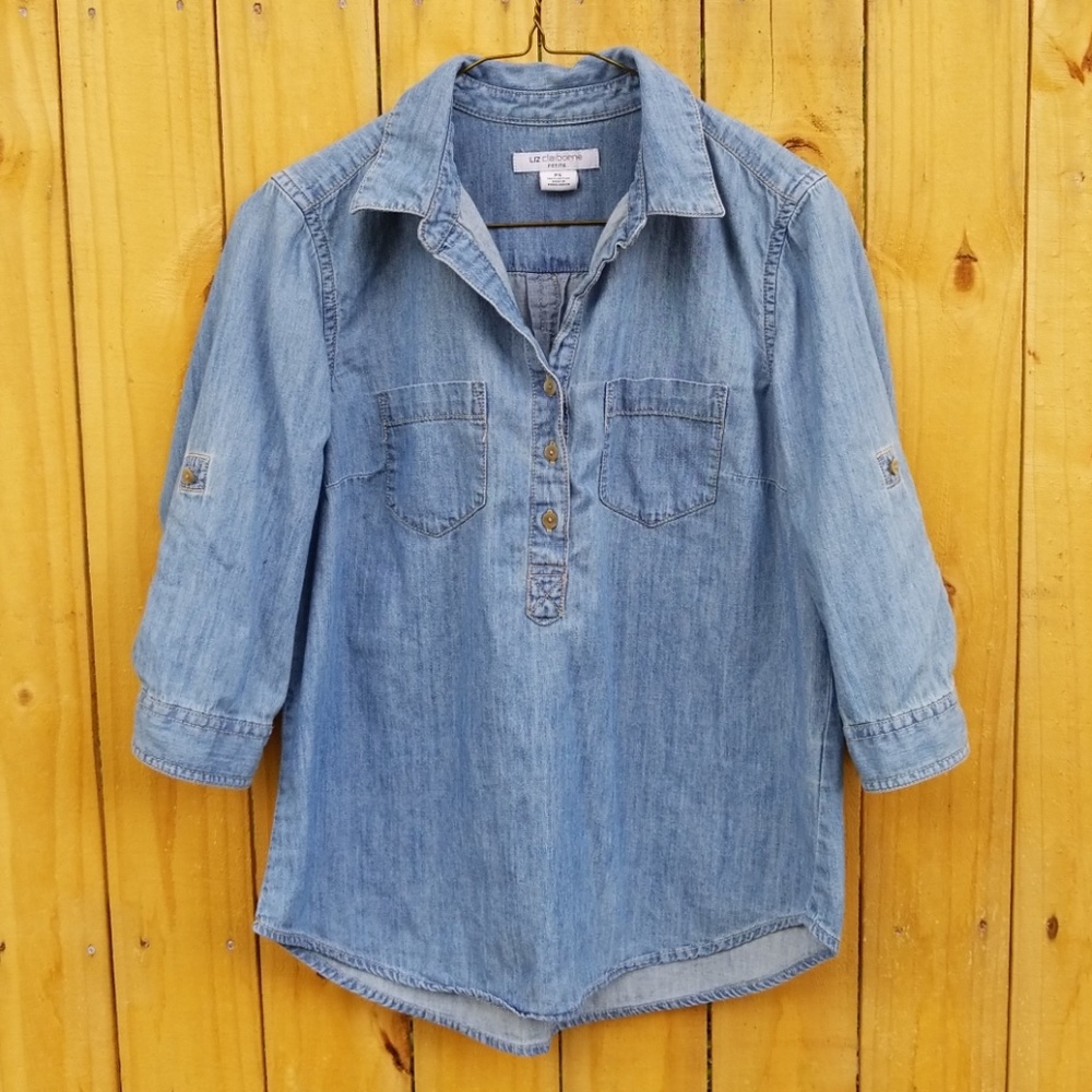 Liz Claiborne Petite Chambray